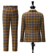 Isle of Arran Tartan Suit Back
