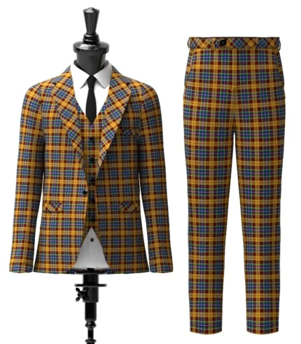 Isle of Arran Tartan Suit Front