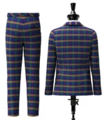 Jenkins of Wales Tartan Suit Back