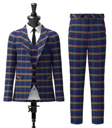 Jenkins of Wales Tartan Suit Front