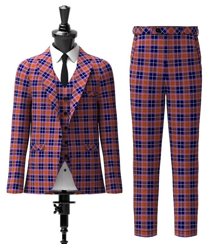 Kane, Arran Tartan Suit Front Kane, Arran Tartan Suit Front