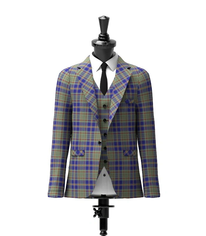 Kildare, County Tartan Jacket Front Kildare, County Tartan Jacket Front