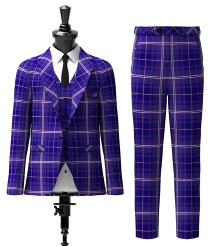 Kilmarnock Football Club Tartan Suit Front