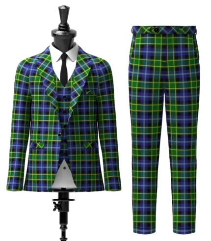 Lanarkshire Tartan Suit front