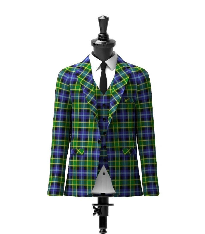 Lanarkshire Tartan Trouser Front Lanarkshire Tartan Trouser Front