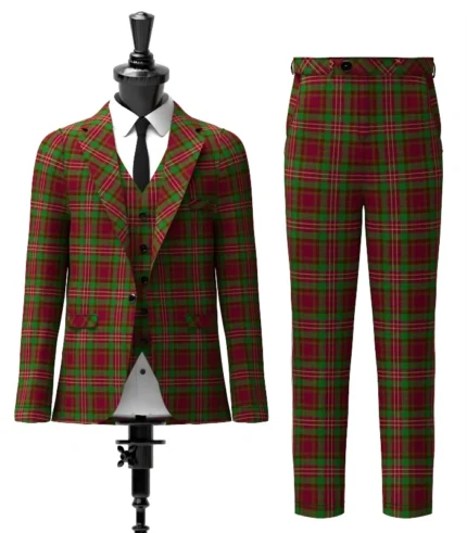 Leighton Tartan Suit Front