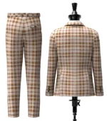 Lister Tartan Suit Back