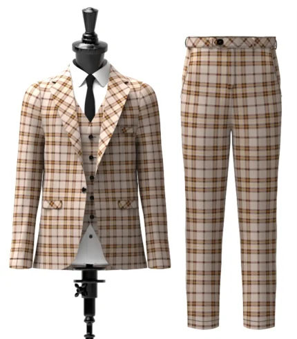Lister Tartan Suit Front
