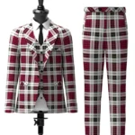 Little Dress Tartan Suit Front