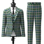Lloyd of Wales Tartan Suit Front