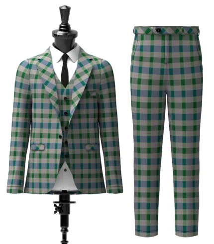 Lloyd of Wales Tartan Suit Front