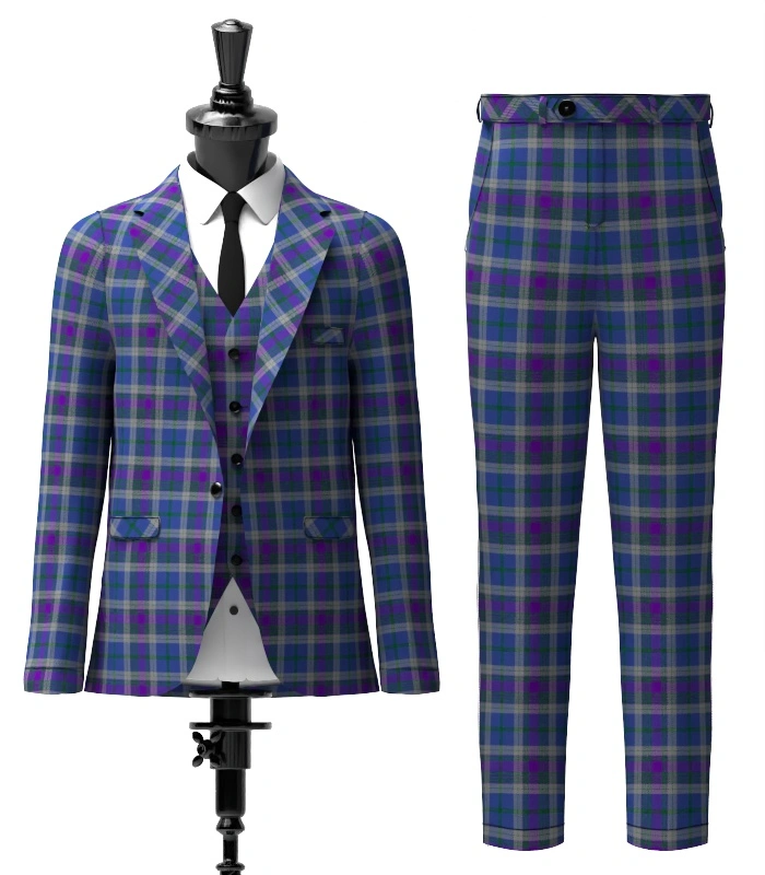 Loch Lomond Tartan Suit Front Loch Lomond Tartan Suit Front