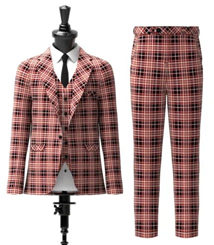 Loganair Tartan Suit front