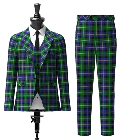MacCormick Tartan Suit Back