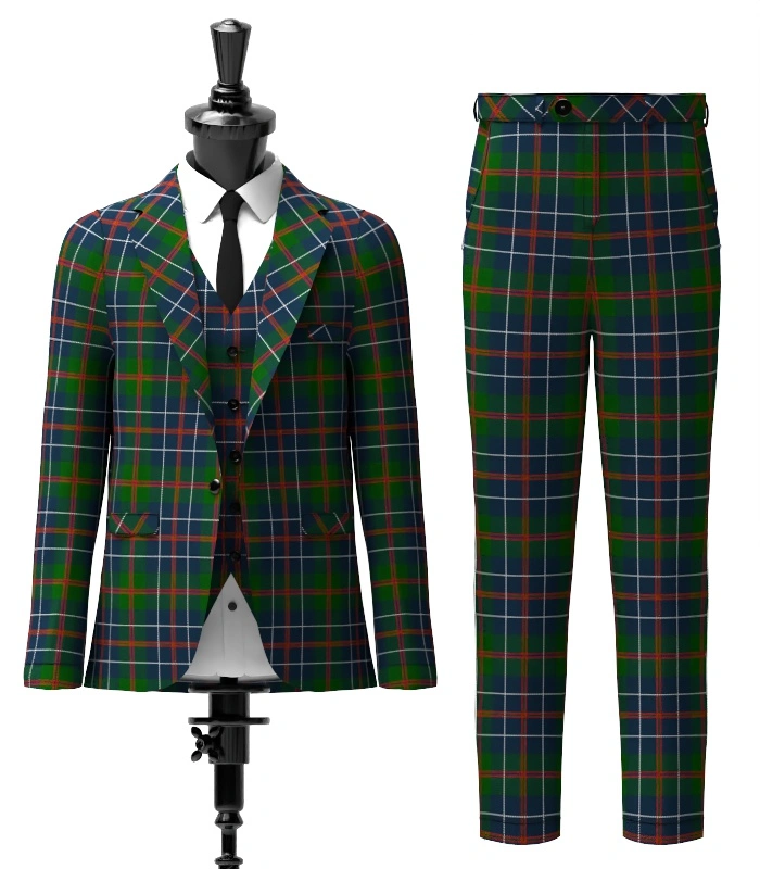 MacHardy Tartan Suit Front MacHardy Tartan Suit Front