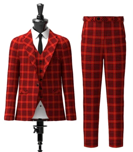 MacKeane Tartan Suit Front
