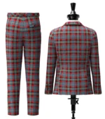 MacNamara Tartan Suit Back