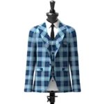 Madras College Tartan Jacket Front