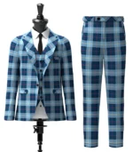 Madras College Tartan Suit Front