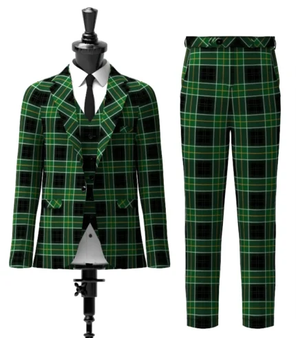 Malone Tartan Suit Front