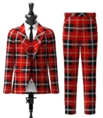 Marjoribanks Tartan Suit Front