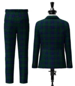 McAndrew, B Tartan Suit Back