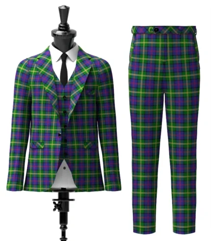 McComb Tartan Suit Front