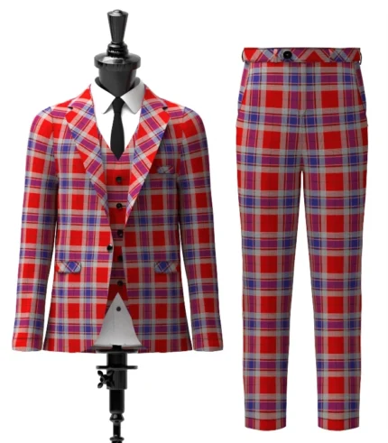 McCready Tartan Suit Front