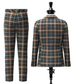 McHale, Barry Tartan Suit Back