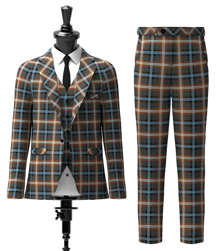McHale, Barry Tartan Suit Front McHale, Barry Tartan Suit Front