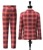 McKee, Dot Tartan Suit Back