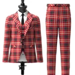 McKee, Dot Tartan Suit Front