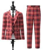 McKee, Dot Tartan Suit Front