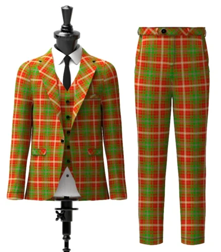 Melieres-Frost Tartan Suit Front