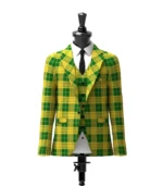 Meredith of Wales Tartan Jacket Front