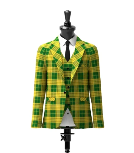 Meredith of Wales Tartan Jacket Front
