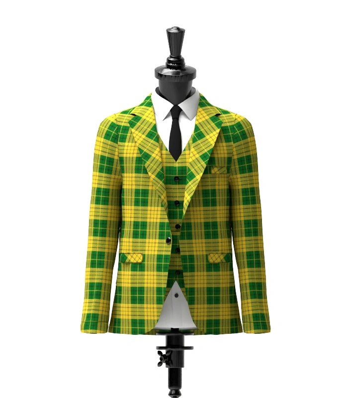Meredith of Wales Tartan Jacket Front Meredith of Wales Tartan Jacket Front