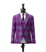 Michie Tartan Jacket Front