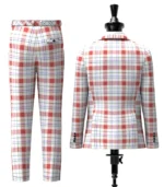 Milne Tartan Suit Back