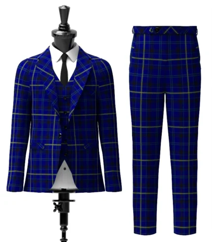 Moon Tartan Suit Front