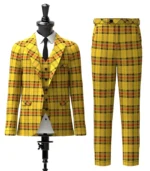 Morgan of Wales Tartan Suit Front
