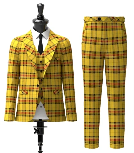 Morgan of Wales Tartan Suit Front