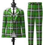 Moss Tartan Suit Front