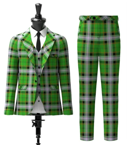 Moss Tartan Suit Front