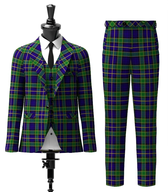 Mulholland Tartan Suit Front Mulholland Tartan Suit Front