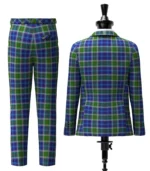 New York City Tartan Suit Back
