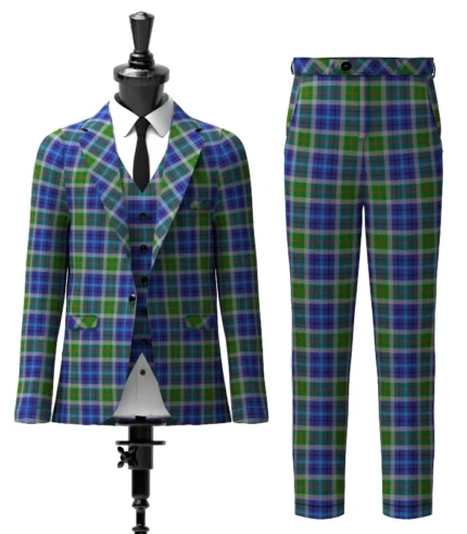 New York City Tartan Suit Front