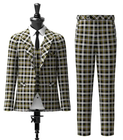 Newcastle Tartan Suit Front