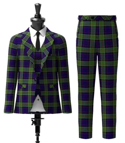 Newman Tartan Suit Front