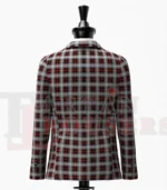 Nike Golf Dark Tartan Jacket Back